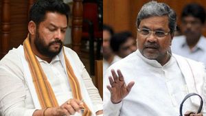 ‛‛முதல் விக்கெட்’’.. கர்நாடகாவில்  ராஜினாமா செய்யும் அமைச்சர் நாகேந்திரா.. சித்தராமையா உத்தரவு 