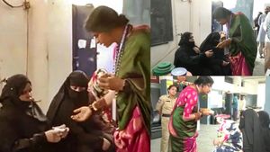 இஸ்லாமிய பெண்களின் ஹிஜாப்பை தூக்கி முகத்தை காட்ட சொன்ன சம்பவம்.. பாஜக வேட்பாளர் மாதவி லதா விளக்கம் 