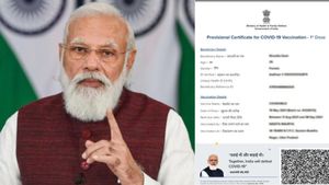  கோவிட் தடுப்பூசி சான்றிதழ்களில் பிரதமர் மோடி படம் இல்லை.. சர்ச்சைக்கு இடையே துருவிய நெட்டிசன்கள்!