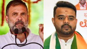 பிரஜ்வல் 400 பெண்களை பலாத்காரம் செய்தார் என பேசுவதா? ராகுல் காந்தி மீது கர்நாடகா போலீசில் புகார் 