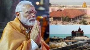 குமரியில் பிளானை மாற்றிய பிரதமர்.. எதிர்ப்பிற்கு இடையே பகவதி அம்மன் கோவிலுக்கு வண்டியை விட்ட மோடி!