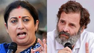 அமேதியில் காந்திய காணோம்! தேர்தலுக்கு முன்பே காங்கிரசுக்கு தோல்வி தெரிந்துவிட்டது..ஸ்மிருதி கிண்டல்