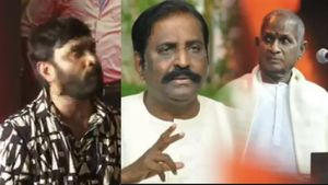 பாட்டுக்கு இசையா? இசைக்கு பாட்டா? இளையராஜா வைரமுத்து விவகாரம் குறித்த கேள்வி.. டென்ஷன் ஆன சினேகன் 