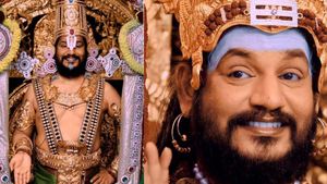 ராஜ பகதூர் மாதிரி ஜம்முனு.. கைலாசாவில் கலாசலா! ஏழுமலையான் கெட்டப்பில் நித்தியானந்தா! மனுஷன் வாழுறாரு