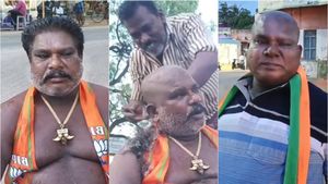 'கோவையில் அண்ணாமலை தோத்துட்டா மொட்டை அடித்து மீசையை மழித்து விடுறேன்'..  நடுரோட்டில் கூத்து 