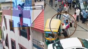 பெங்களூர் அடுக்குமாடியே ஆடிப்போச்சு.. வழுக்கிய சோப்பு.. தவறி விழுந்த மனைவி.. தாவி சென்ற கணவன் 