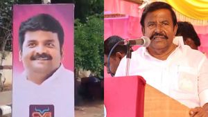 ஒரு பேனருக்கு போரா? திருச்சி அக்கப்போர்.. விஜயபாஸ்கரால் கோபமான KN நேரு! தூக்கியடிக்கப்பட்ட ஆபிசர்! 