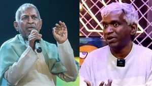 இளையராஜாவிடம் நான் எழுத்துப்பூர்வமாக அனுமதி பெற்றுதான் பாடுகிறேன்.. மகன் கார்த்திக் ராஜா 