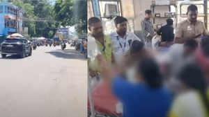 காஞ்சிபுரத்தில் பட்ட பகலில் பயங்கரம்.. பெண் காவலருக்கு அரிவாள் வெட்டு.. கணவருக்கு போலீஸ் வலை வீச்சு 