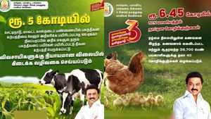 பெண்களுக்கு தலா 40 கோழிக்குஞ்சுகள்.. கால்நடைகளுக்கு ஊட்டச்சத்து டானிக்! வெளியான முக்கிய அறிவிப்புகள்
