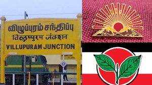விழுப்புரத்தில் திமுகவா? அதிமுகவா? கடும் போட்டி! யாருக்கு அதிக சதவீத ஓட்டு?- தந்தி டிவி Exit poll