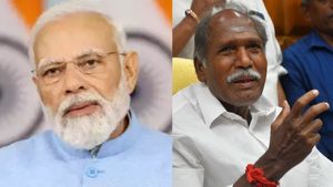 பாஜக - என்.ஆர்.காங்கிரஸ் கூட்டணியில் குழப்பம்? மோடி பதவியேற்பு விழாவை புறக்கணித்த ரங்கசாமி?