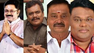 தேனி தொகுதியில் தங்கத் தமிழ்செல்வன் அமோக வெற்றி..! டிடிவி தினகரனுக்கு வரலாற்றில் இல்லாத பின்னடைவு