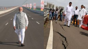  5 மாதத்திலேயே மோடி திறந்த “அடல் சேது” பாலத்தில் விரிசல்.. விளாசிய காங்கிரஸ்.. பாய்ந்து வந்த பாஜக!