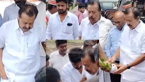 நிலைத்தடுமாறிய பொன்முடி.. சுதாரித்த உதவியாளர் சட்டென செய்த சம்பவம்.. அதிர்ச்சியான திமுகவினர் 