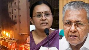 24 பேர் பலி: குவைத் புறப்பட்டார் கேரளா அமைச்சர் வீணா ஜார்ஜ்! நிவாரண உதவி அறிவித்த முதல்வர் பினராயி! 