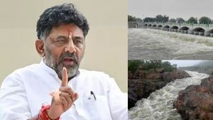 காவிரி நதி நீர் பரபரக்கு நடுவே.. மேகதாது அணை பிரச்சினையை கிளப்பும் கர்நாடகாவின் டிகே சிவக்குமார் 