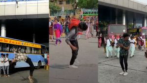 குரங்கு சேட்டையால இருக்கு! பாடாய் படுத்தும் ரீல்ஸ் மோகம்! தலைகீழாக குதித்த புள்ளிங்கோ! திருச்சி ஷாக்
