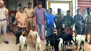 ஆடு பத்திரம்.. கோவையில் ஆட்டை திருடி மட்டன் கடை நடத்திய வியாபாரிகள்  
