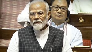 ஜனாதிபதி உரைக்கு நன்றி தெரிவிக்கும் தீர்மானம் மீதான விவாதங்களுக்கு ராஜ்யசபாவில் பிரதமர் மோடி பதில்! 