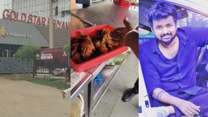  கோல்டு ஸ்டாரில் கெட்டு போன சிக்கன்..வீடியோவில் வீராப்பு! ரூ.10000 கேட்டு பம்மிய நவீன்..தேடும் போலீஸ்