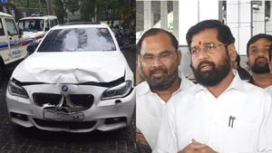  சட்டென கார் மோதியதால் பெண் பலி.. மும்பையில் விபத்தை ஏற்படுத்திய மகன்.. ஷிண்டே சிவசேனா தலைவர் கைது!