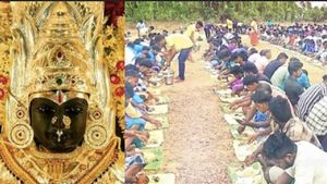 200 ஆடுகள்.. 1800 கிலோ மட்டன்.. விடிய விடிய நாமக்கல் கோயிலில் கறிவிருந்து.. ஆனாலும் ஒரேயொரு கண்டிஷன்