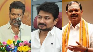 கோட் படத்துக்காக விஜய் பேசுகிறார்! ஒரு வேளை உதயநிதி ஏதாவது சொன்னாரோ? அர்ஜுன் சம்பத் கடும் விமர்சனம் 