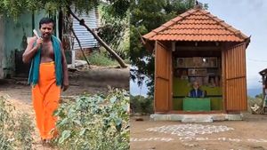  திருச்சியில் பிரதமர் மோடிக்கு கோயில் கட்டிய விவசாயி..  இந்த கோயில் எதுக்கு தெரியுமா! அடடே செம