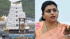 திருப்பதி விஐபி பிரேக் தரிசனத்தில் முறைகேடு? நடிகை ரோஜாவுக்கு சிக்கல்? பழித்தீர்க்க நாயுடு முடிவு? 