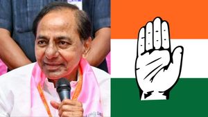  மொத்தமாக காலியாகும் கேசிஆர் கட்சி.. அப்படியே காங்கிரஸில் ஐக்கியம்.. இது என்ன புது ட்விஸ்ட்.. பகீர்!
