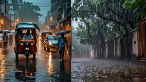 சென்னையில் இன்றும் இடி, மின்னலுடன் மழை தொடரும்.. 9 மாவட்டங்களுக்கு கனமழை அலர்ட்.. வானிலை மையம் 