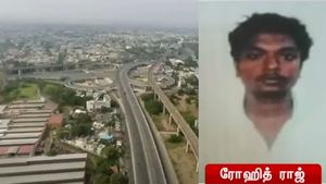 சென்னையில் ரவுடியை சுட்டு பிடித்த 