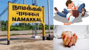 நடுங்கி நிற்கும் நாமக்கல்.. அரசு பள்ளியில் ஆக்ரோஷ சண்டை.. 2 மாணவர்கள் மோதியதில் ஒருவர் பலி 