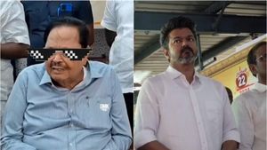 நடிகர் விஜய் கட்சி கொடியை அறிமுகம் செய்துள்ளாரே எப்படி பார்க்குறீங்க..  தக் லைஃப்  செய்த துரைமுருகன்