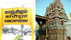 காஞ்சிபுரத்தில் விசேஷம்.. விரைவில் உலகளந்த பெருமாள் கோயில் கும்பாபிஷேகம்.. குஷியில் துள்ளும் காஞ்சி