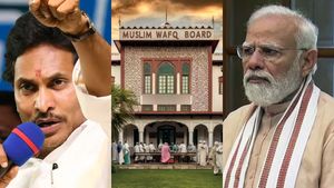 முதல் முறை! பாஜகவிற்கு எதிராக திரும்பும் ஜெகன் மோகன் ரெட்டி! வக்பு வாரிய மசோதாவிற்கு கடும் எதிர்ப்பு 