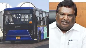 டீசல் இனி வேண்டாம்.. சென்னையை கலக்க வரும் மின்சார பேருந்து.. அமைச்சர் சிவசங்கர் சொன்ன குட்நியூஸ்! 