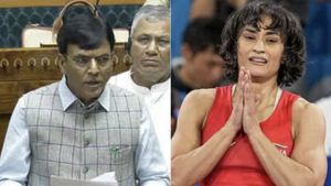 வினேஷ் போகத்துக்கு அனைத்து உதவிகளையும் செய்து கொடுத்தோம்! நாடாளுமன்றத்தில் மத்திய அமைச்சர் விளக்கம்!