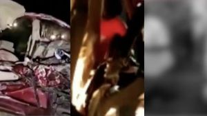  திருத்தணி அருகே லாரி- கார் நேருக்கு நேர் மோதி கொடூர விபத்து.. சென்னை கல்லூரி மாணவர்கள் 5 பேர் பலி 