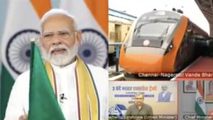 தமிழ்நாட்டில் மேலும் 2 வழித்தடங்களில் வந்தே பாரத் ரயில் சேவை! பிரதமர் மோடி தொடங்கி வைத்தார்
