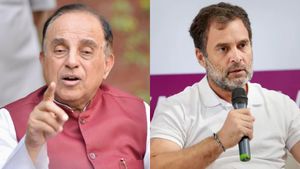 ராகுலின் இந்திய குடியுரிமை ரத்தாகிறதா? சுப்பிரமணியன் சுவாமியின் மனு விசாரணைக்கு ஏற்பு.. பெரிய சிக்கல் 
