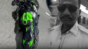 போலீஸ்காரருக்கு எமனாக மாறிய ரேஸ் பைக்.. சென்னையில் காவலர் பலி! விபத்தை ஏற்படுத்திய இளைஞரும் படுகாயம்