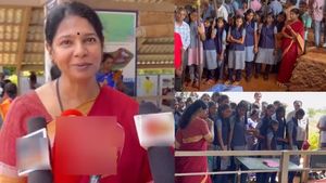 நெகிழ வைத்த கனிமொழி.. அரசு பள்ளி மாணவர்களின் ஆசையை நிறைவேற்ற அழைத்து சென்ற இடத்தை பாருங்க! செம 