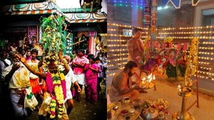 வேலூரில் நடுகாட்டில் காளியம்மன் கோயில்! திருவிழாவில் பக்தர்கள் மீது ஏறிய சாமியாடியால் பரபரப்பு 