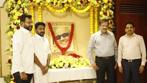 துபாயில் ‛கலைஞர் நூற்றாண்டு நிறைவு விழா’’.. அமீரகத்தில் ஒன்றிணைந்த திமுகவினர்! 