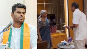அன்னபூர்ணா விவகாரம்: மன்னிப்பு கேட்ட அண்ணாமலை! கோவை பாஜக நிர்வாகி நீக்கம்! 