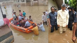 ஆந்திரா வெள்ளம்: வசமாக சிக்கிய மத்திய அரசு.. தேசிய பேரிடராக அறிவிக்காதா? ஆட்சியை கவிழ்ப்பாரா நாயுடு?