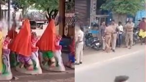 இந்து அமைப்புகளால் பரபரப்பு.. தேனியில் விநாயகர் சிலை எடுத்து செல்ல அனுமதி மறுப்பு! போலீஸ் குவிப்பு 