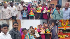 தோஸ்த் படா தோஸ்த்.. இந்து, முஸ்லீம் இணைந்து கொண்டாடிய விநாயகர் சதுர்த்தி..களைகட்டிய கோவை, பொள்ளாச்சி 